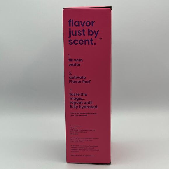 Air Up Water Bottle Hot Pink 1.37 pt/650 ml BPA Free New Open Box - Picture 4 of 5